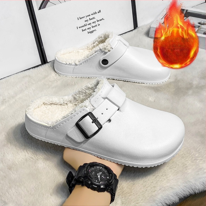 Väliskaubanduse puuvillased sussid meestele, talveks soojad siseruumidesse mõeldud meeste Birkenth Baotou kodupuuvillased sussid, majapidamises kasutatavad lihtsad villased sussid