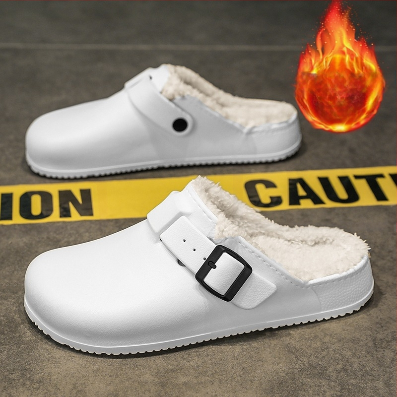 Väliskaubanduse puuvillased sussid meestele, talveks soojad siseruumidesse mõeldud meeste Birkenth Baotou kodupuuvillased sussid, majapidamises kasutatavad lihtsad villased sussid