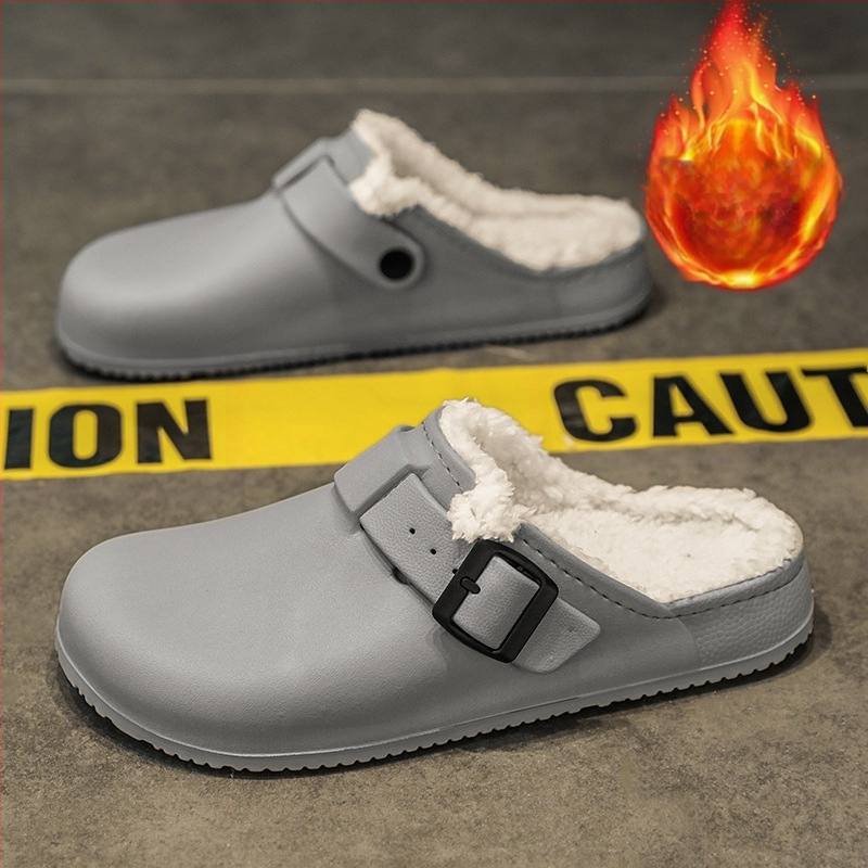 Väliskaubanduse puuvillased sussid meestele, talveks soojad siseruumidesse mõeldud meeste Birkenth Baotou kodupuuvillased sussid, majapidamises kasutatavad lihtsad villased sussid