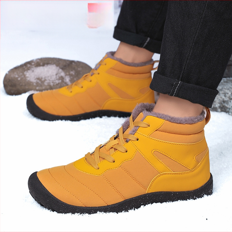 Muške zimske pamučne cipele ekstra velike veličine 45 s flis podstavom, zadebljane, minus 40 stupnjeva hladnoće 4647, vanjske čizme za snijeg na sjeveroistoku 48