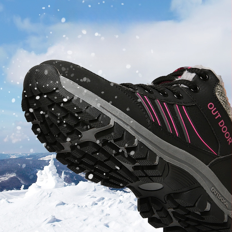 Keskealistele ja eakatele mõeldud suured talvised sametist soojad meeste ja naiste puuvillased kingad, paksu tallaga vabaaja spordijalatsid