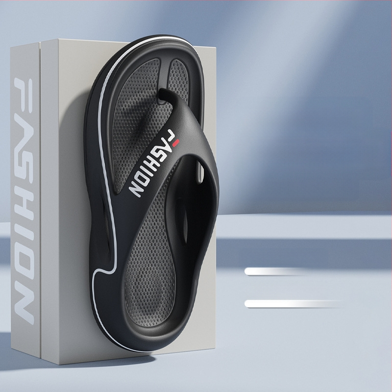 Sandale Eva pentru bărbați, sandale de plajă cu talpă groasă, rezistente la uzură, papuci de plajă antiderapanți și cu talpă moale, antiderapanți și rezistenți la uzură