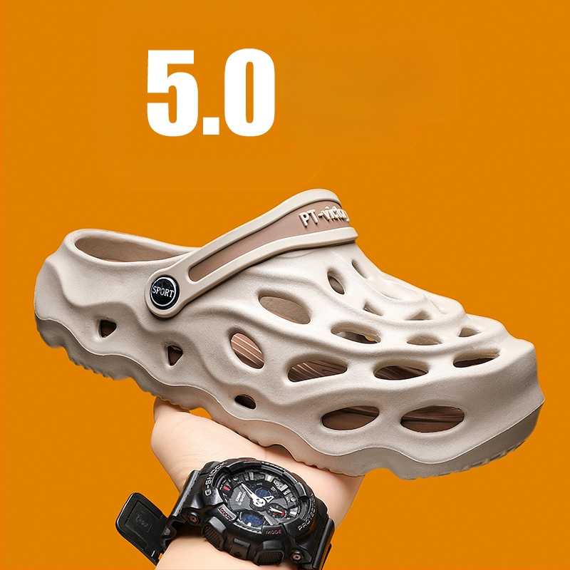 Suvised uued õõnsad hingavad auguga kingad meeste pealisrõivaste kingad sitta tundega vabaaja mood Baotou rannasandaalid