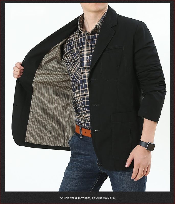 Piiriülese e-kaubanduse sügis- ja talvebrändi meeste vabaajaülikond, vabaajaülikond, suur suurus, väike ülikond, pintsak, jakk 817