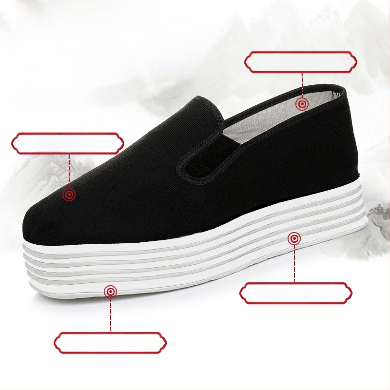 Ljetne stare pekinške ručno izrađene platnene cipele sa slojevitim podom, muške ležerne mladenačke prozračne cipele s punim podom od tkanine, retro tradicionalne platnene cipele za muškarce