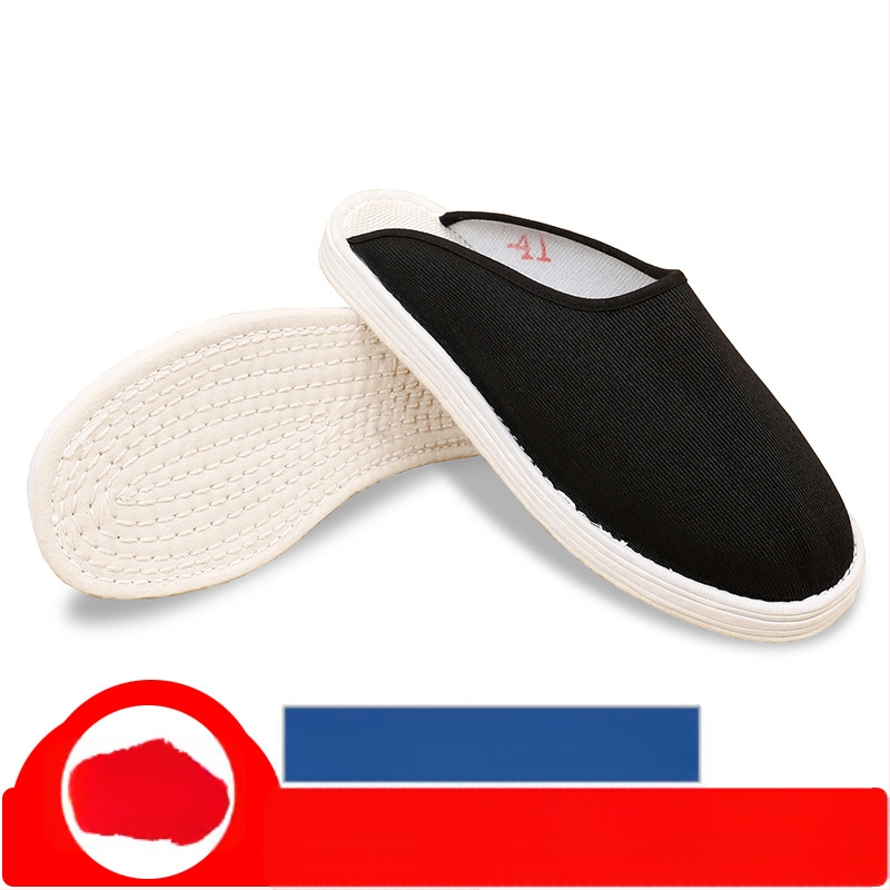 Ljetne stare pekinške ručno izrađene platnene cipele sa slojevitim podom, muške ležerne mladenačke prozračne cipele s punim podom od tkanine, retro tradicionalne platnene cipele za muškarce