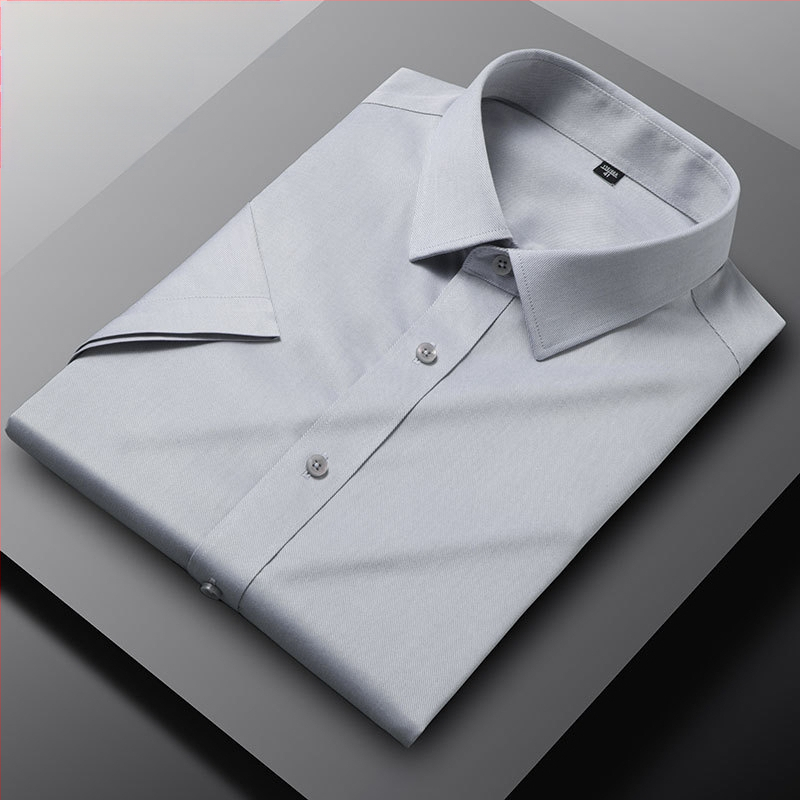 Férfi DP pamut ruhadarab, vasalhatatlan egyedi ing, férfi hosszú ujjú, üzleti, professzionális tavaszi és őszi, ránctalanító fehér ing nagykereskedelemben