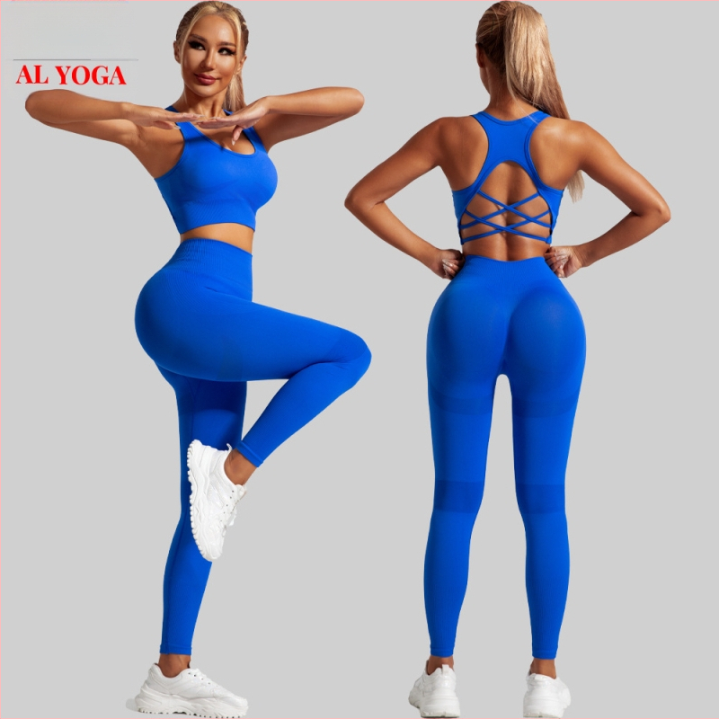 Naujas besiūlis sportinis kostiumas moterims, greitai džiūstanti, smūgiams atspari liemenėlė, bėgimo jogos apranga, grožio nugaros liemenėlės kostiumas