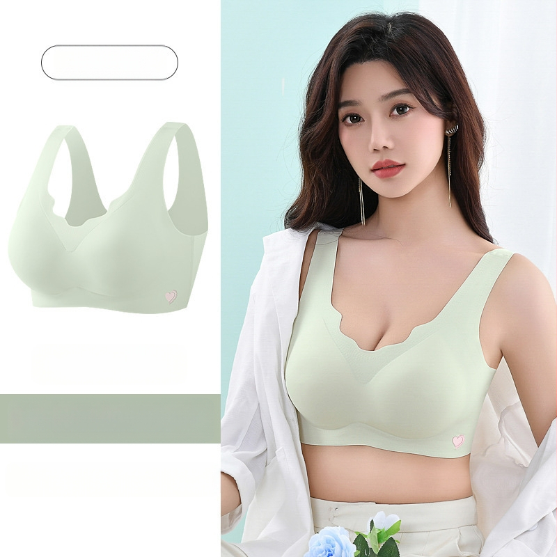 Nepaliekanti žymių „Beauty Back“ apatinio trikotažo moteriška minkšta latekso atrama, plona, „Push-up“ tipo liemenėlė, apsauganti nuo nukarimo, be rėmelio, su fiksuotu kaušeliu.