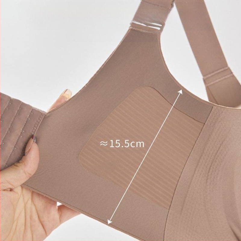 Raskusvastane, jälgi jätmata kaunis seljapesu naistele, suur rind, väike lõtvumisvastane pluss-suurus, terasest rõngasteta kogunemisvastane rinnahoidja