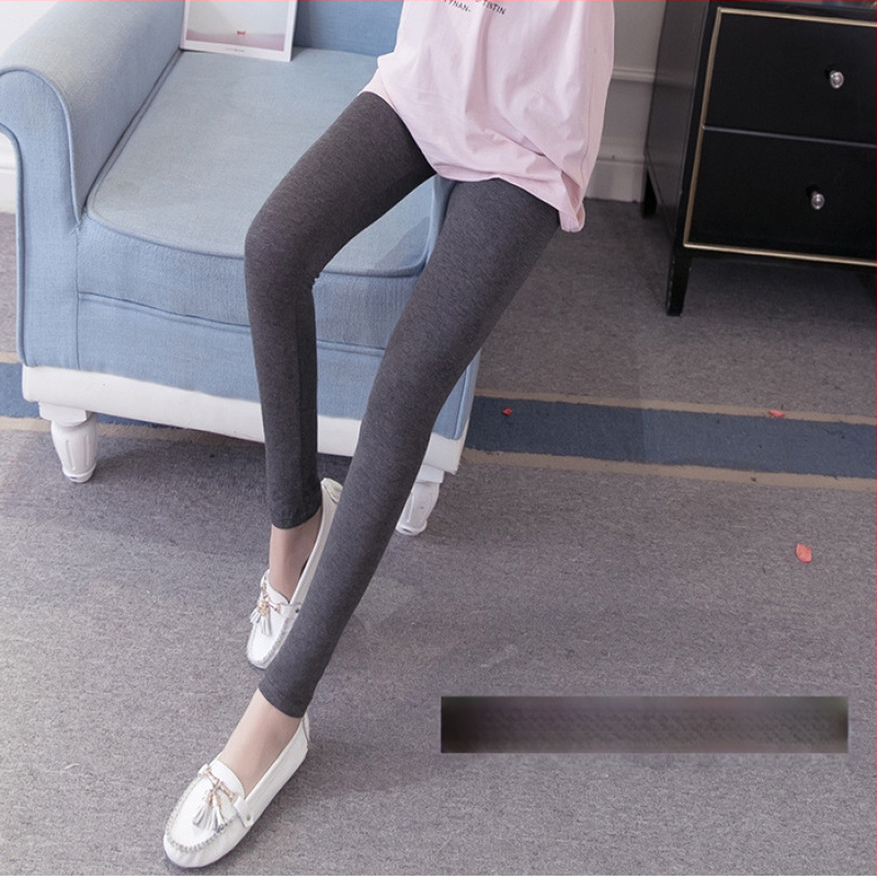 [Vientis aksominis nėščiųjų kelnės] vilnos pamušalu sustorintos nėščiųjų medvilninės kelnės nėščiųjų patogios šiltos apatinės pilvo dalies kelnės, dėvimos lauke