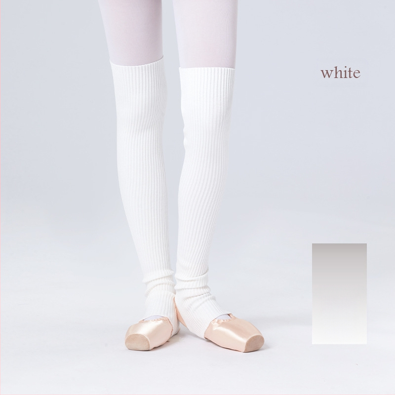 Suaugusiųjų baleto šokių kojinės, šiltos šokių praktikos kojinės, rudens ir žiemos sustorintos megztos ilgos, šalčiui atsparios baleto kojinės