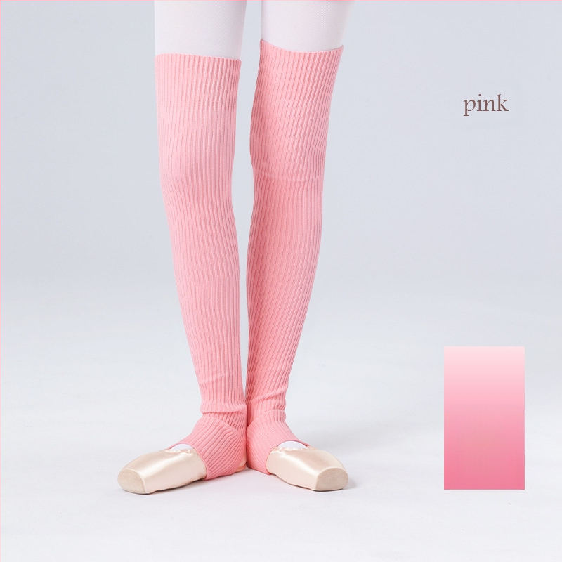 Suaugusiųjų baleto šokių kojinės, šiltos šokių praktikos kojinės, rudens ir žiemos sustorintos megztos ilgos, šalčiui atsparios baleto kojinės