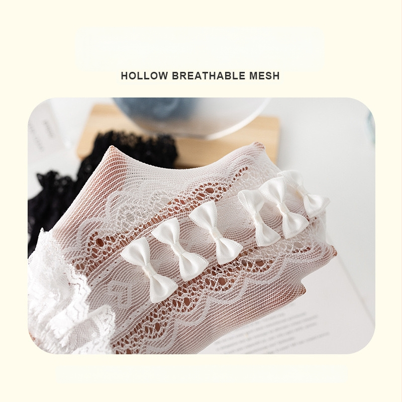 Djevojačke Lolita čarape Ljetne tanke dječje čipkaste čarape Crtane Kulomi čarape srednje duljine Japanske čarape JK Cub