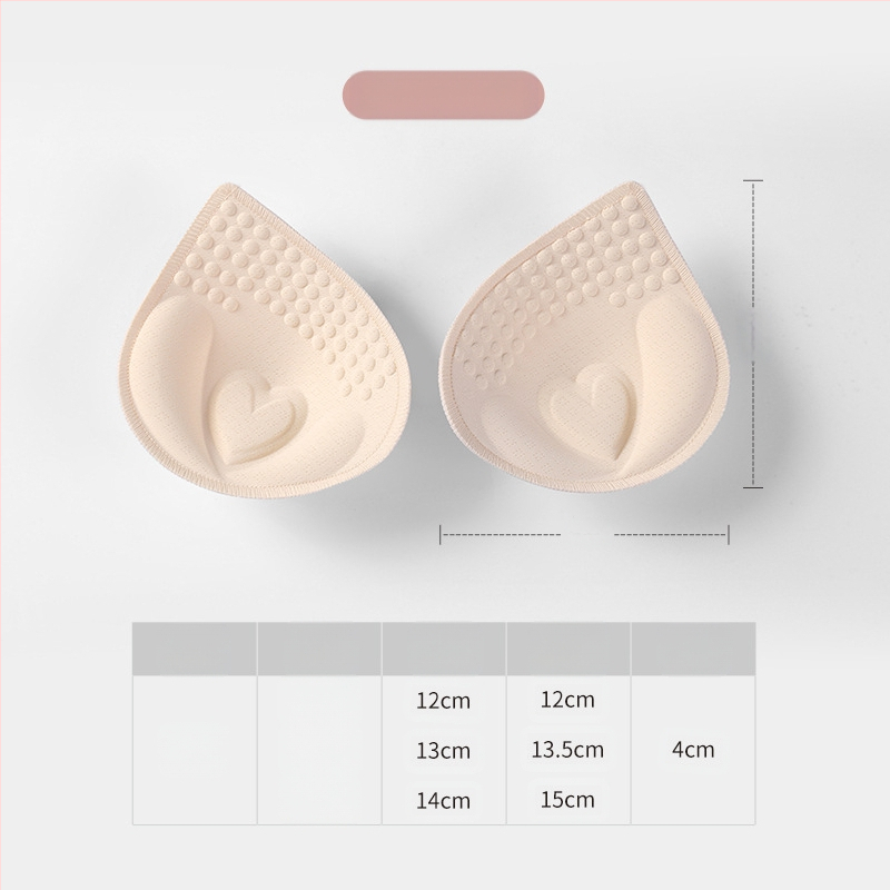 Latexből készült, megnagyobbított mellvédő, extra vastag, varratmentes alsónemű, női sportmellény, penészgombás, osztott, egyrészes univerzális mellvédő