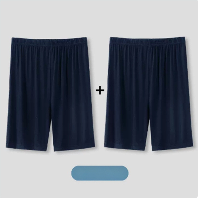 Pantaloni de pijama de vară scurți bărbați de vară subțiri pantaloni scurți de mătase de gheață pentru casă pantaloni de dormit lejeri din bumbac de mătase pentru casă pantaloni fierbinți