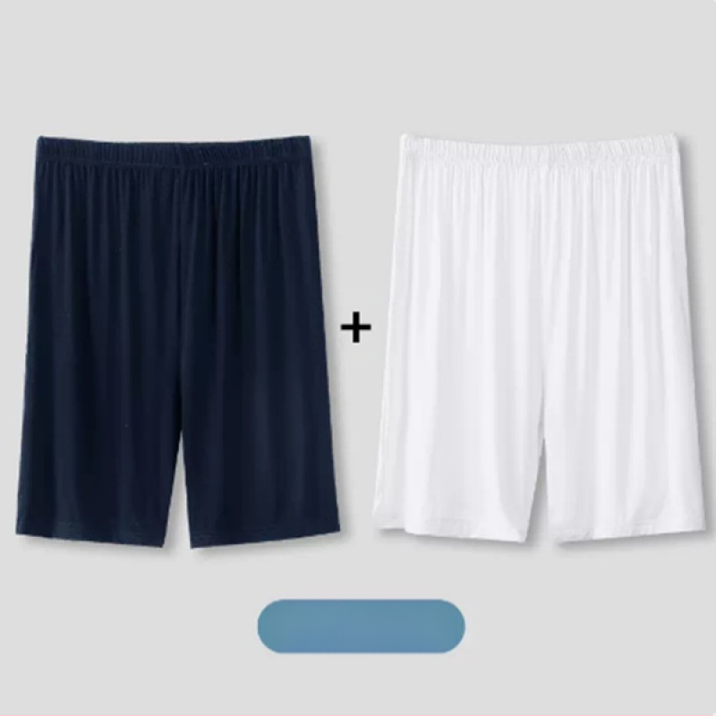 Pantaloni de pijama de vară scurți bărbați de vară subțiri pantaloni scurți de mătase de gheață pentru casă pantaloni de dormit lejeri din bumbac de mătase pentru casă pantaloni fierbinți