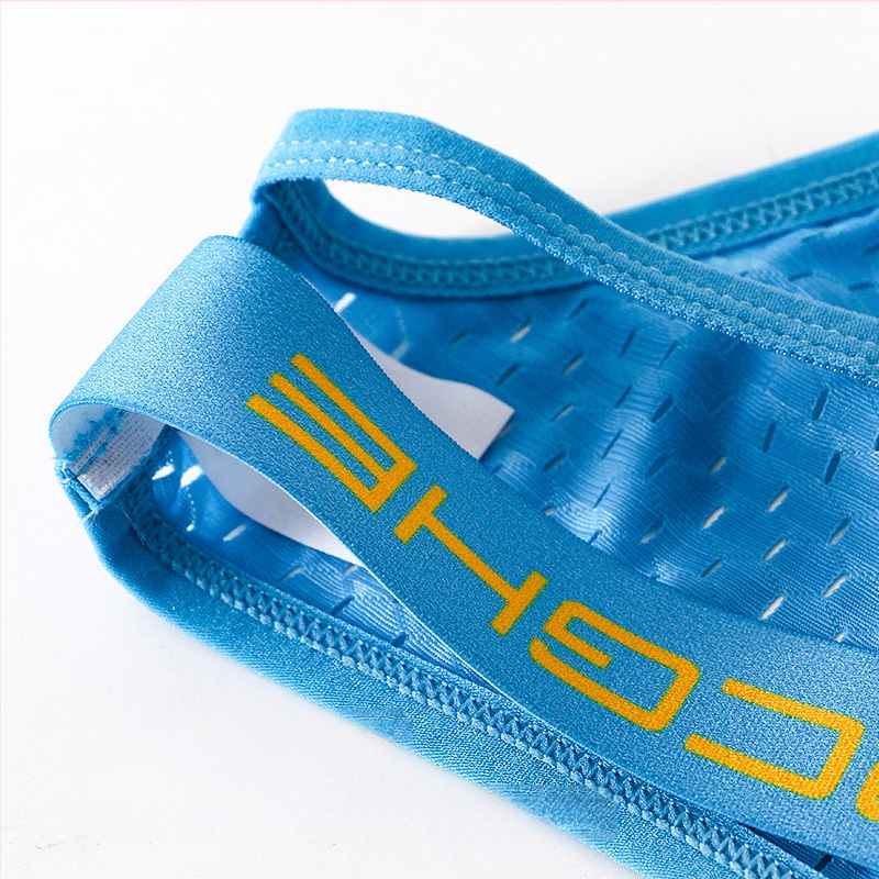 Vyriški apatiniai trikampio formos ledo šilko tinklelio kvėpuojantys trimačiai U formos išgaubti krepšiai mažiems berniukams, trumpi šortai, pristatymas didmeninė prekyba