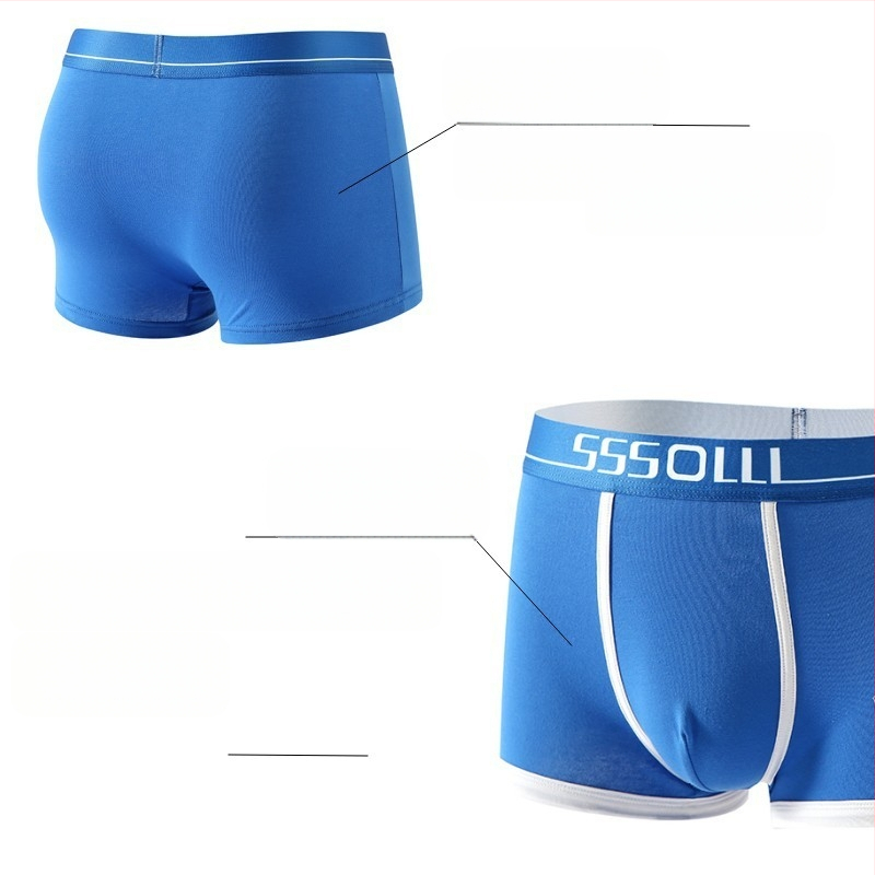 Personalizēta vīriešu apakšveļa, kokvilnas, sporta, elpojoša, antibakteriāla, vidēja jostasvieta, jauna, brīva, moderna, vīriešu studentu apakšveļa rudens un ziemas stilā.