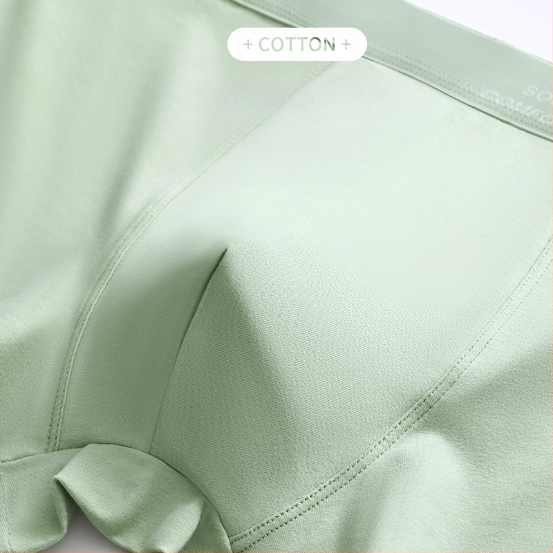 Дамско бельо Yalu, мъжки боксерки, памучни боксерки, памучни шорти, антибактериални, за слабините, абсорбиращи потта, големи размери