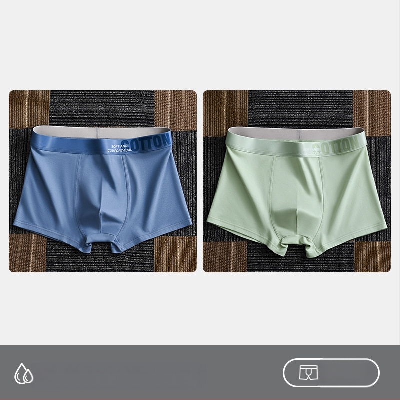 Дамско бельо Yalu, мъжки боксерки, памучни боксерки, памучни шорти, антибактериални, за слабините, абсорбиращи потта, големи размери