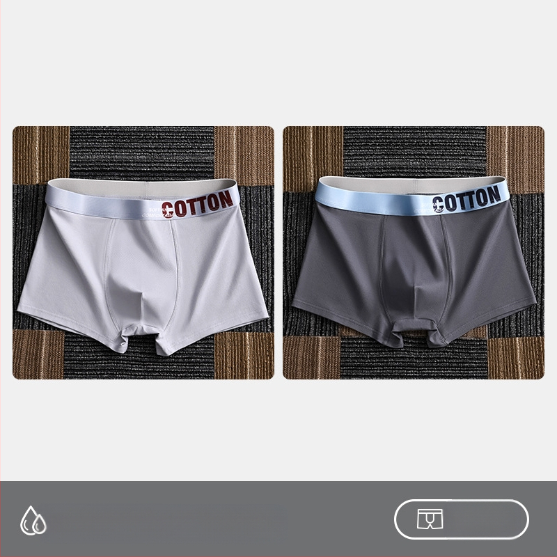 Дамско бельо Yalu, мъжки боксерки, памучни боксерки, памучни шорти, антибактериални, за слабините, абсорбиращи потта, големи размери