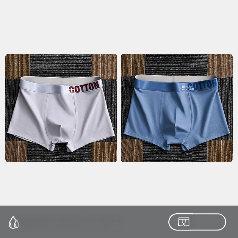 Дамско бельо Yalu, мъжки боксерки, памучни боксерки, памучни шорти, антибактериални, за слабините, абсорбиращи потта, големи размери