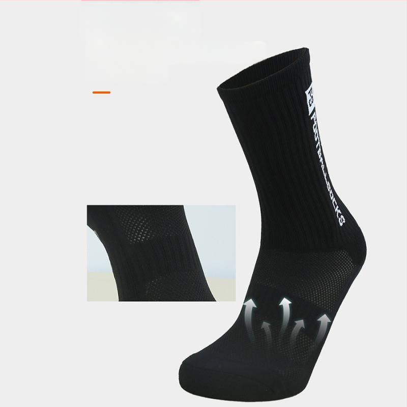 Piiriülesed SHEIN TEMU Aliexpressi kuumalt müüdavad FS paksendatud rätikupõhjaga kõrge toruga libisemiskindlad jalgpallisokid spordisokid