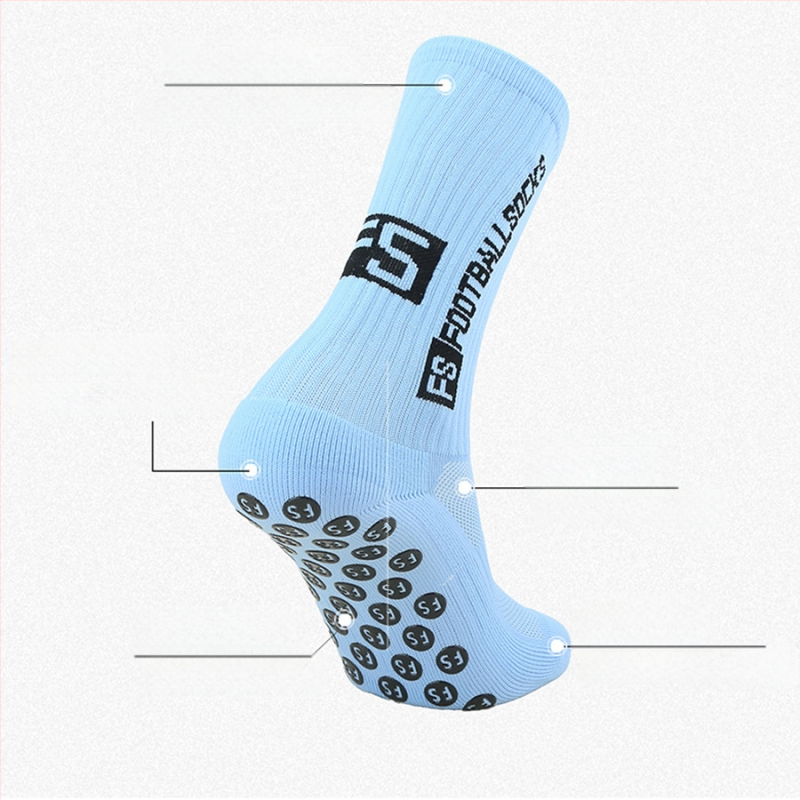 Piiriülesed SHEIN TEMU Aliexpressi kuumalt müüdavad FS paksendatud rätikupõhjaga kõrge toruga libisemiskindlad jalgpallisokid spordisokid