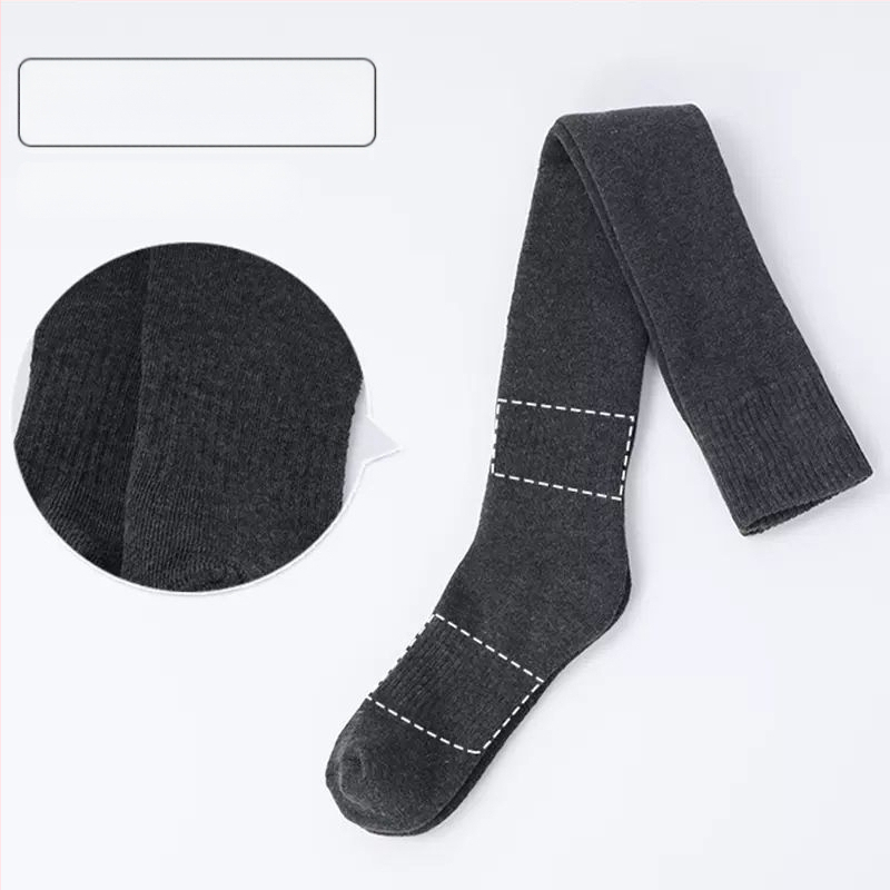 Sukad Meeste ülepõlve sokid fliisvoodriga paksendatud soojad põlvekaitsmed Sokid keskealistele ja eakatele Pikad kõrge säärega sokid