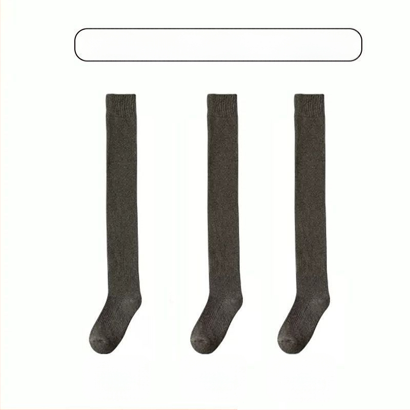 Sukad Meeste ülepõlve sokid fliisvoodriga paksendatud soojad põlvekaitsmed Sokid keskealistele ja eakatele Pikad kõrge säärega sokid