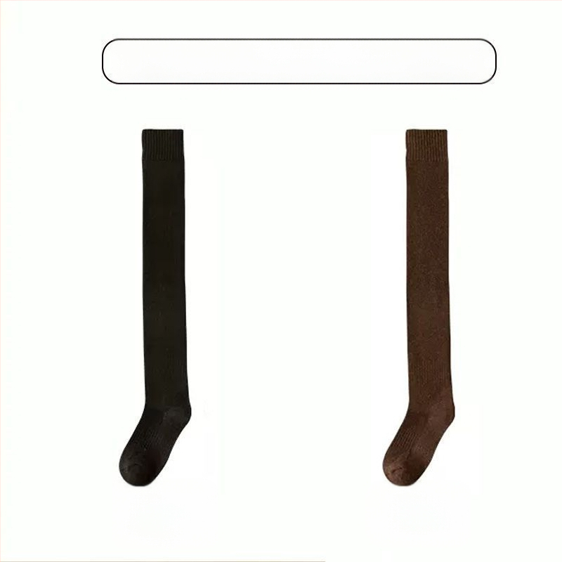 Sukad Meeste ülepõlve sokid fliisvoodriga paksendatud soojad põlvekaitsmed Sokid keskealistele ja eakatele Pikad kõrge säärega sokid