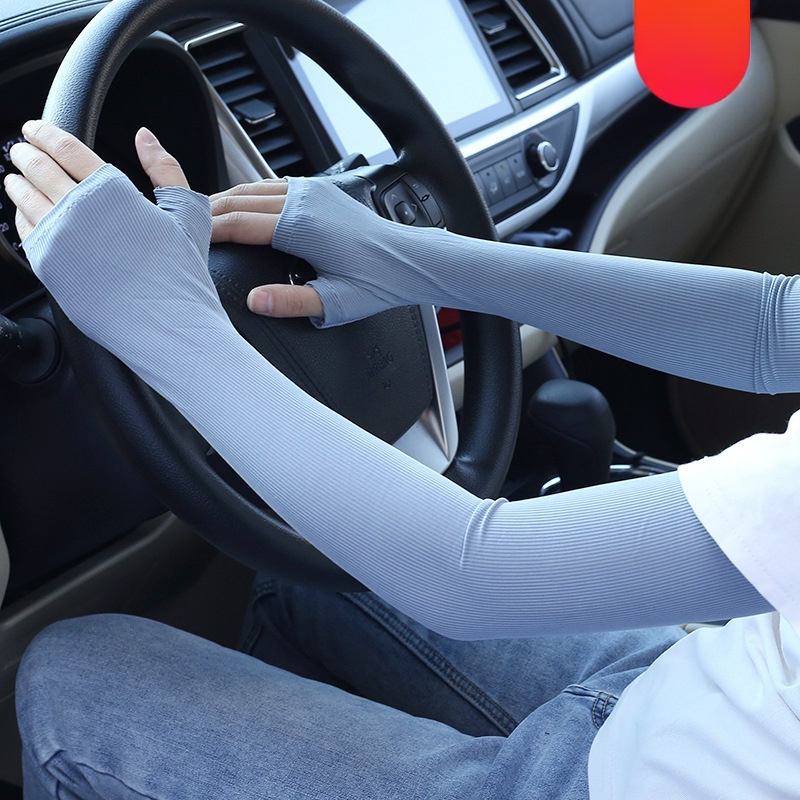 Tehase otsevarrukaga küünarnukikaitse suviseks päikesekaitseks meeste ja naiste jääkaitseks, õhukesed populaarsed käsivarrukad lahtised hulgimüügist