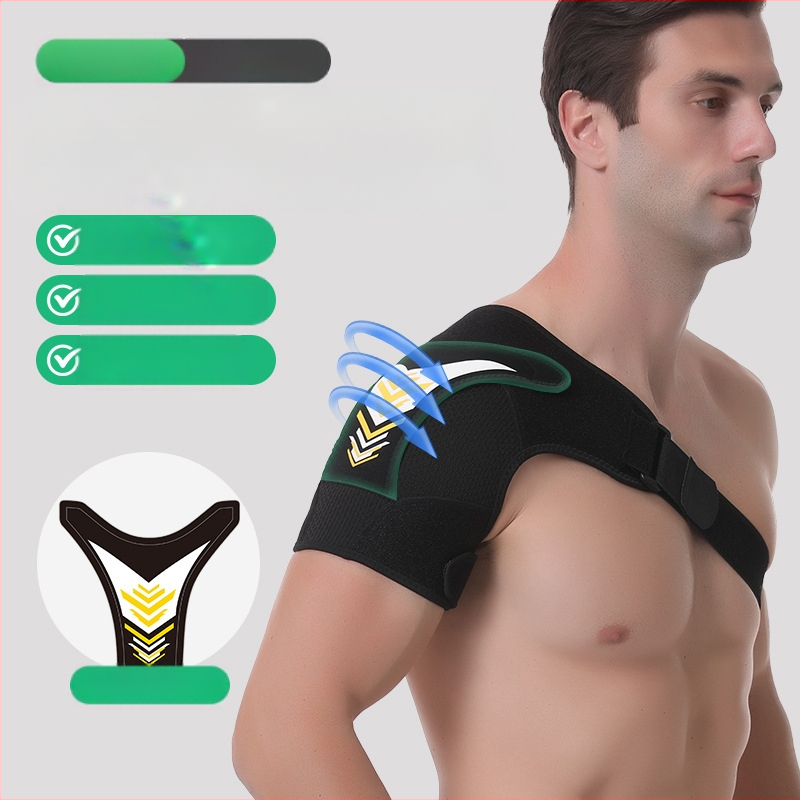 „Amazon“ vyrų ir moterų sportinis peties apmokamas kūno rengybos sunkumų kilnojimo peties patempimo reguliuojamas suspaudimo peties apmokamas peties periartrito skausmo apsaugas