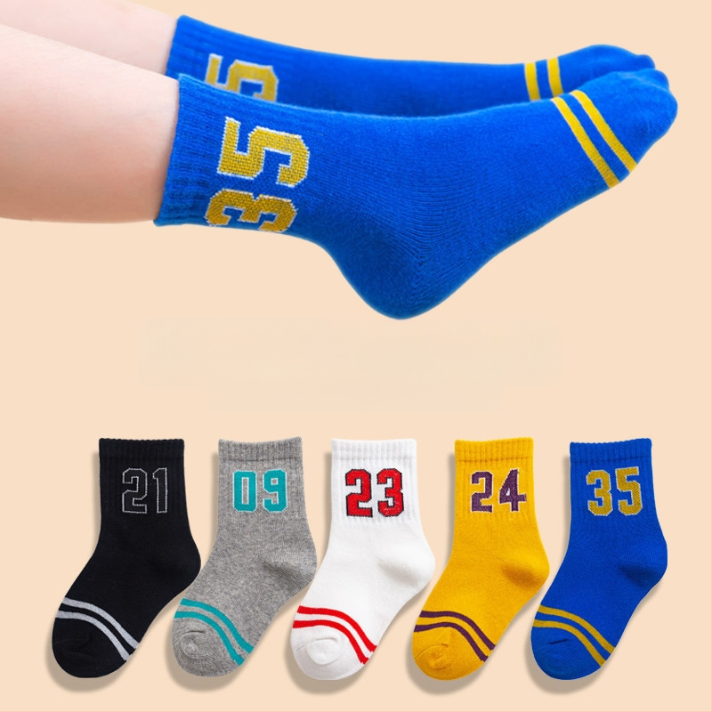 Sügis- ja talvesokid lastele, poistele ja tüdrukutele, kammitud puuvillased multifilmide dinosaurustega beebisokid, õpilaste sokid hulgimüügist