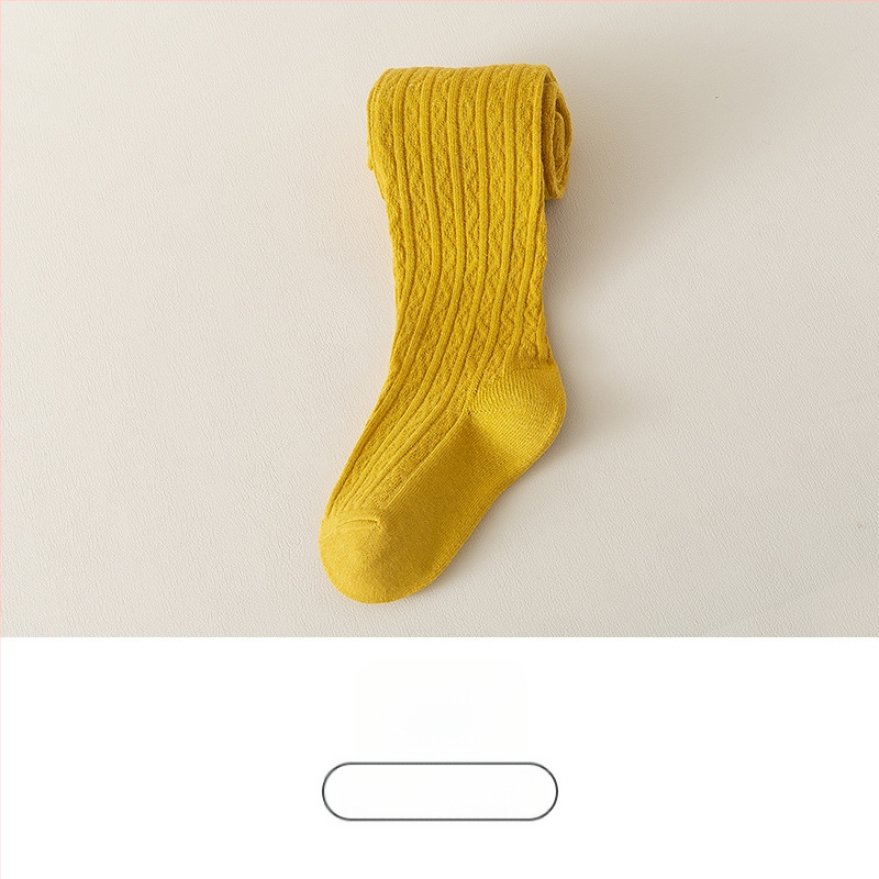 Veleprodaja Zhuji dječjih tajica, proljetni i jesenski stil, vanjska odjeća, integrirane hlače, dječje tajice od dugog pamuka, hlače s dječjim stopalima za djevojčice