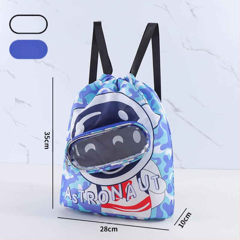 Laste ujumiskott, märg- ja kuiveraldusega veekindel hoiukott, spetsiaalne ujumisprillide hoiukott poistele ja tüdrukutele ujumiseks