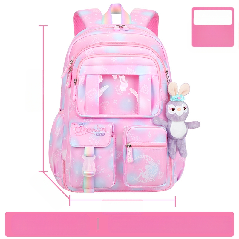 Uus koolikott algkooliõpilastele, naistele 1-6 klassile, kerge katuseharjakaitse ja kerge külmkapi avatud uksega Fantasy laste seljakott