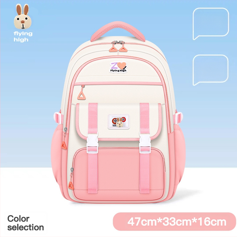 2024. aasta algkooli laste koolikotid, tüdrukute seljakotid, põhikooli ja keskkooli tüdrukute selgroo kaitse, suure mahutavusega ja kerged kotid