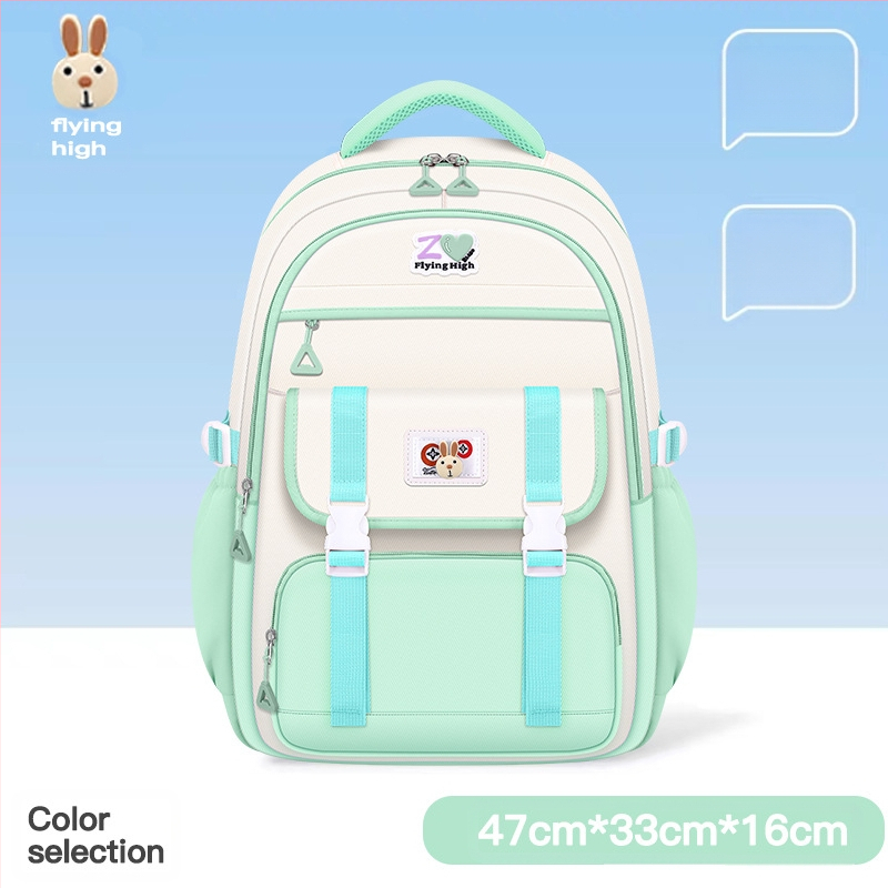 2024. aasta algkooli laste koolikotid, tüdrukute seljakotid, põhikooli ja keskkooli tüdrukute selgroo kaitse, suure mahutavusega ja kerged kotid