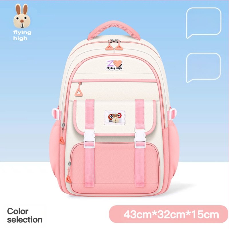 2024. aasta algkooli laste koolikotid, tüdrukute seljakotid, põhikooli ja keskkooli tüdrukute selgroo kaitse, suure mahutavusega ja kerged kotid