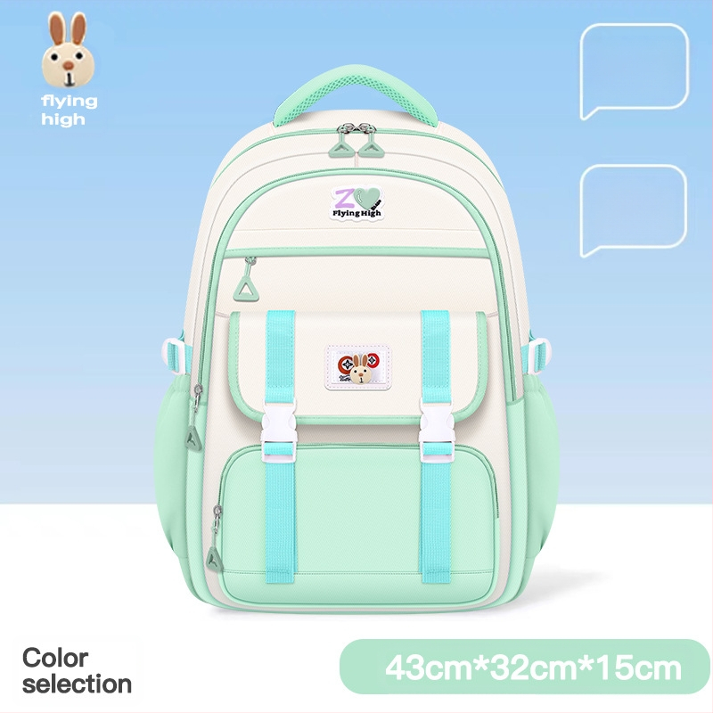 2024. aasta algkooli laste koolikotid, tüdrukute seljakotid, põhikooli ja keskkooli tüdrukute selgroo kaitse, suure mahutavusega ja kerged kotid