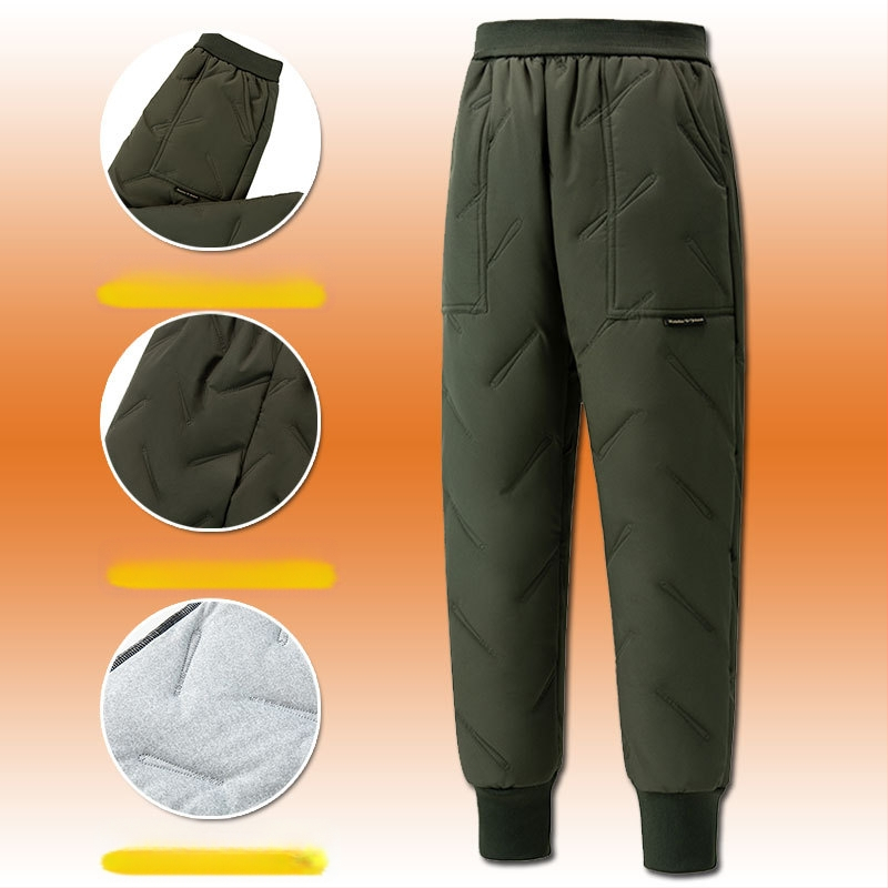 Gyerek pamut nadrág ősszel és télen Új fiú polár béléssel vastagított lezser nadrág közép- és nagyméretű gyerek téli báránygyapjú nadrág szélálló nadrág