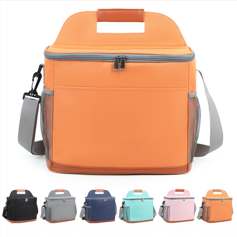 Tarpvalstybinis Oksfordo audinio sutirštinto aliuminio folijos pikniko krepšys lauko per petį kvadratinis izoliacinis krepšys didelės talpos pietų izoliacinis krepšys