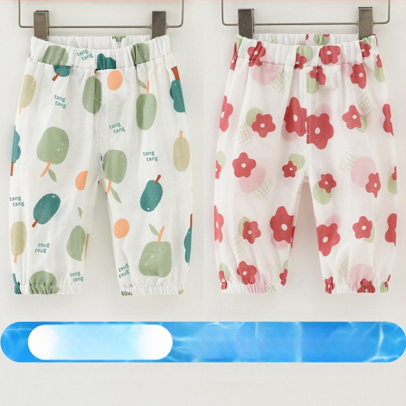 Laste sääsevastased püksid beebidele, klass A, puhtast puuvillast suvised bloomer’id poistele ja tüdrukutele, beebipüksid, lahtised, õhukesed, kõik-ühes-sobivad, trendikad