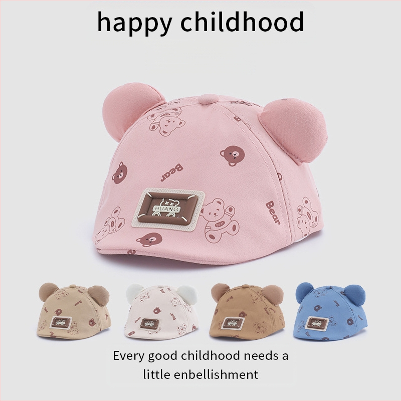 Kūdikių kepurė pavasariui ir rudeniui, nauja miela kūdikio kepurė priekinei daliai, super mielos beretės nuo saulės, madingos berniukams ir mergaitėms