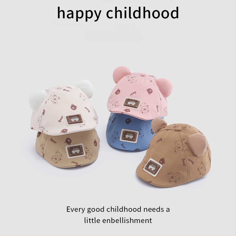 Kūdikių kepurė pavasariui ir rudeniui, nauja miela kūdikio kepurė priekinei daliai, super mielos beretės nuo saulės, madingos berniukams ir mergaitėms