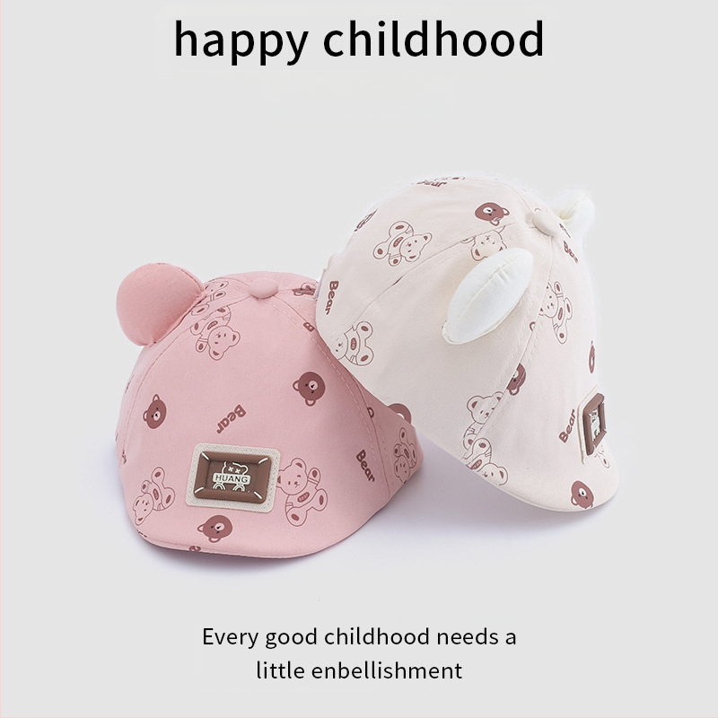 Kūdikių kepurė pavasariui ir rudeniui, nauja miela kūdikio kepurė priekinei daliai, super mielos beretės nuo saulės, madingos berniukams ir mergaitėms