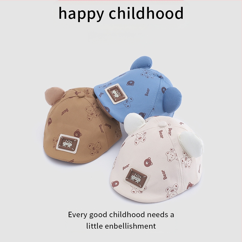 Kūdikių kepurė pavasariui ir rudeniui, nauja miela kūdikio kepurė priekinei daliai, super mielos beretės nuo saulės, madingos berniukams ir mergaitėms