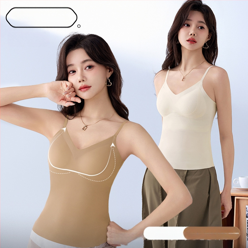 Ühevärviline reguleeritav ilus seljaosa jääsiidist jälgi mittejätkav topp fikseeritud korviga õhuke hingav universaalne alussärk tüdrukutele